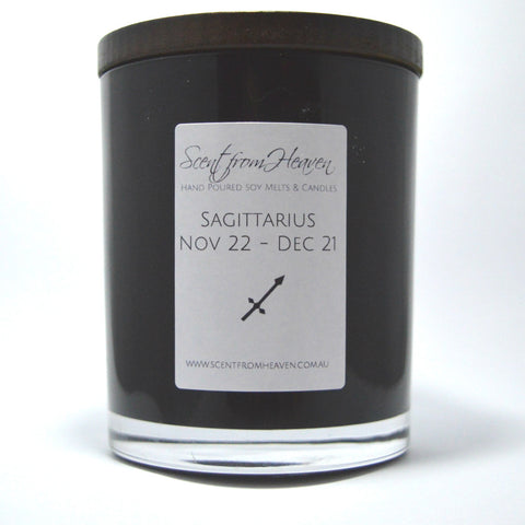 Zodiac Candle - Sagittarius - Scent from Heaven Soy Melts & Candles