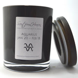 Zodiac Candle - Aquarius - Scent from Heaven Soy Melts & Candles