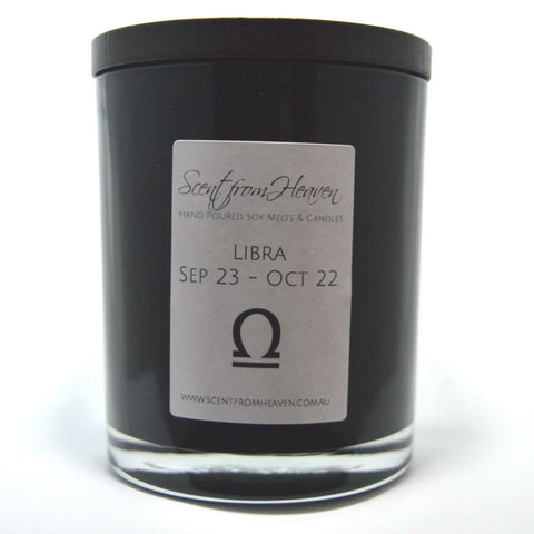 Zodiac Candle - Libra - Scent from Heaven Soy Melts & Candles
