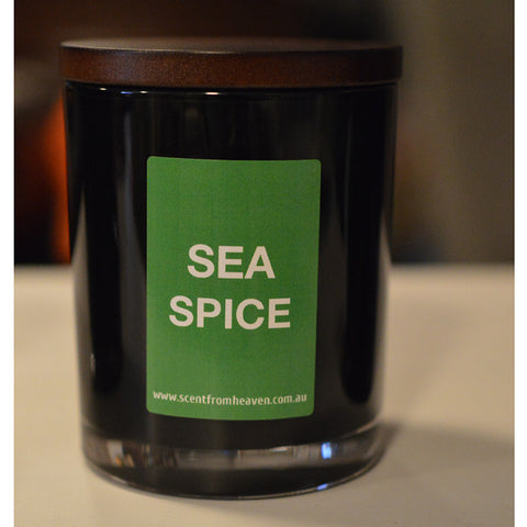 Man Candle - Sea Spice - Scent from Heaven Soy Melts & Candles